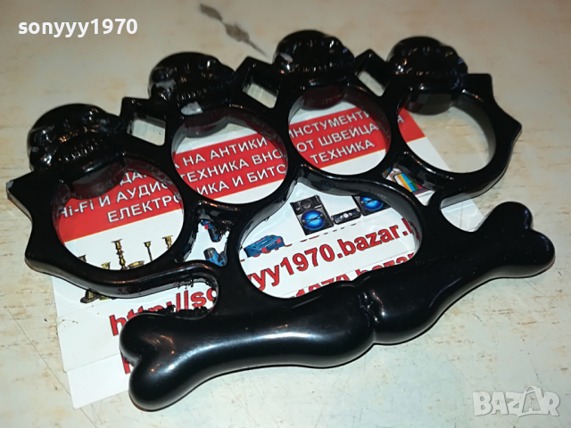 бокс-черен с черепи и кокали-нов модел 2403221011, снимка 4 - Колекции - 36214767