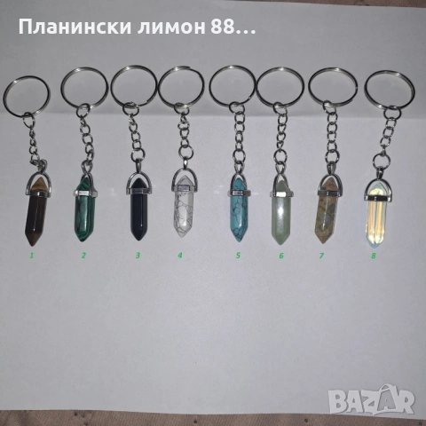 ключодържатели с естествен камък, снимка 3 - Други - 53761770