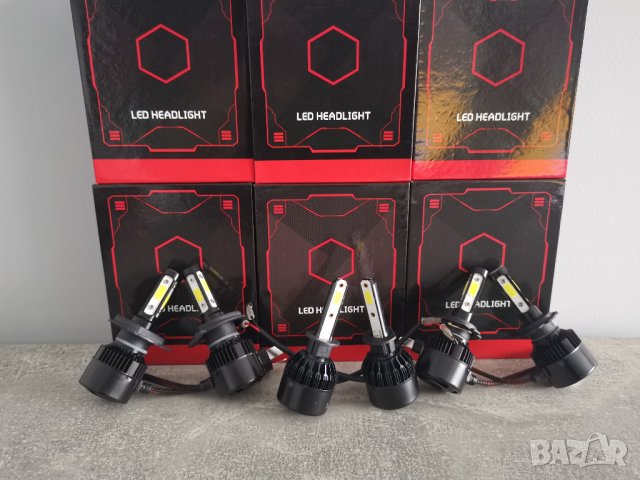 LED крушки за фарове, H1 H7 H4, снимка 4 - Аксесоари и консумативи - 41425554