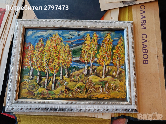 Скулптури от глина, мрамор и шамод, абстрактни графики и картини, снимка 7 - Картини - 53621510