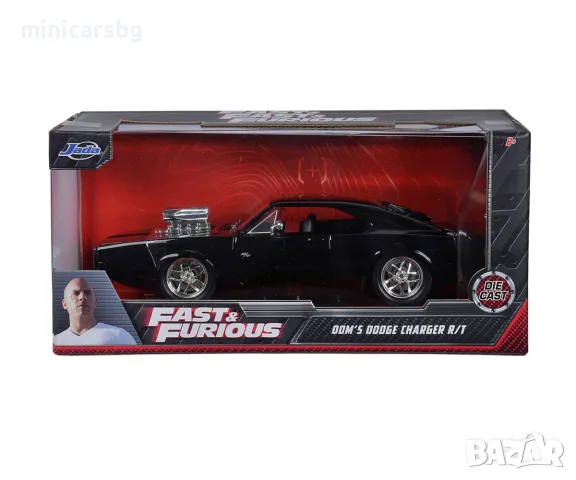 Метални колички: Dodge Charger R/T 1970 – Fast & Furious, Jada Toys, 1:24, снимка 2 - Колекции - 55945043