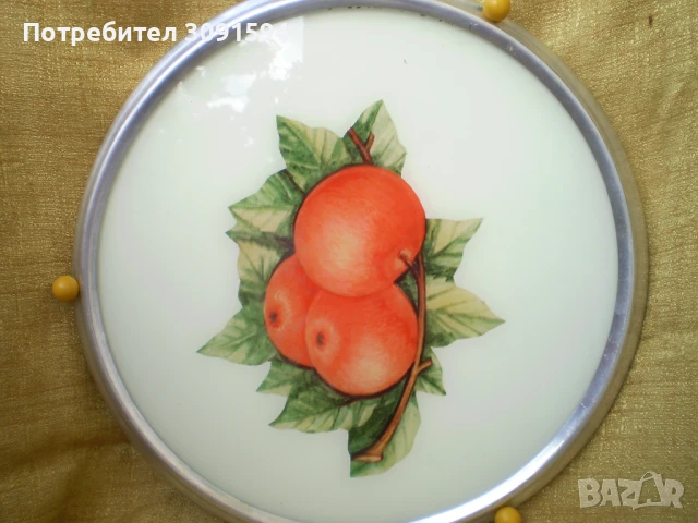 Ретро въртящ порцеланов поднос на плодове, снимка 4 - Аксесоари за кухня - 41147562