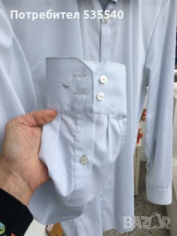 Мъжка бяла риза, снимка 2 - Ризи - 42107535