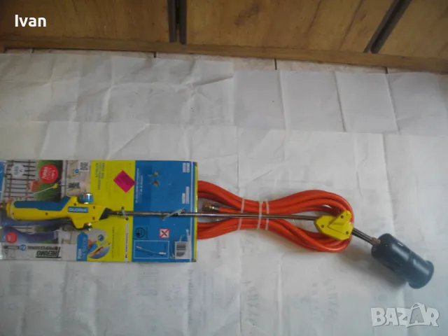 НОВА НЕМСКА ГАЗОВА ГОРЕЛКА 93см С ПИЕЗО ЗАПАЛВАНЕ С МАРКУЧ 5м ПРОФЕСИОНАЛНА НА ПРОПАН-БУТАН GLORIA, снимка 10 - Други инструменти - 48241839