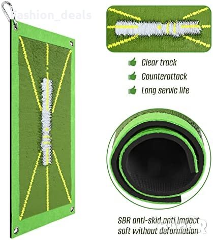  Нова Тренировъчна постелка за голф Пътека замах Упражнения Спорт, снимка 3 - Голф - 40139902