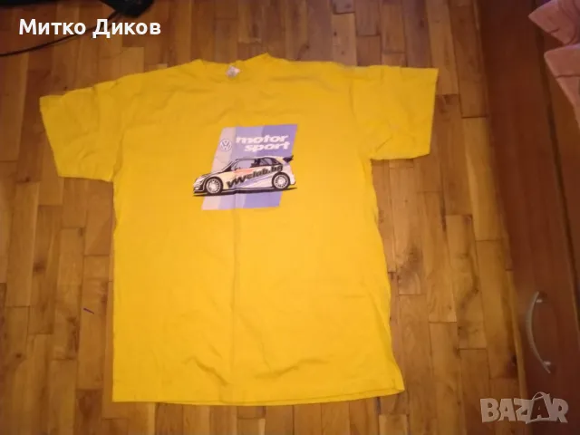 Тениска автомобили маркова на JHK Motor Sport VW размер М, снимка 2 - Спортна екипировка - 49441749
