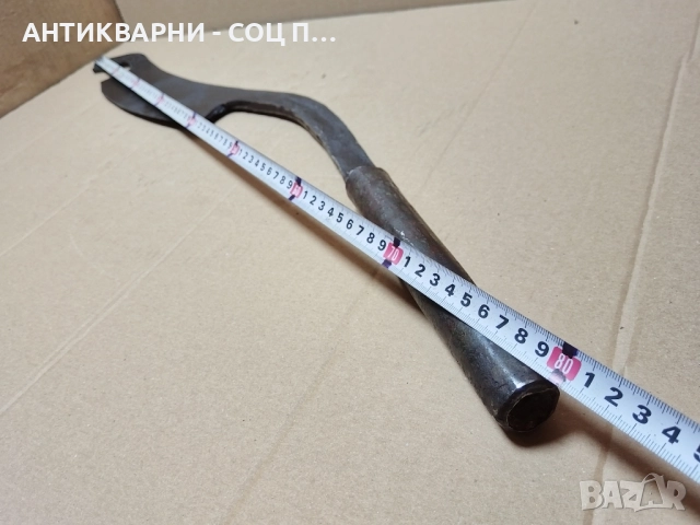 Стар Кован Нож За Сено / 2 кг. , снимка 6 - Антикварни и старинни предмети - 52506004