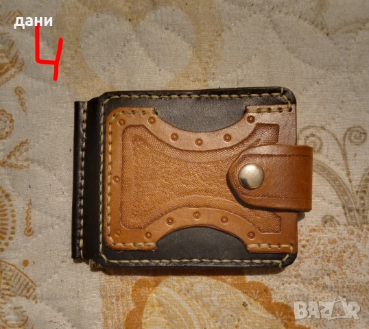 Clip wallet -  портфейл от естествена кожа , снимка 5 - Портфейли, портмонета - 52734540