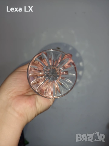 Кристални чаши от 80-те, снимка 2 - Сервизи - 53576606