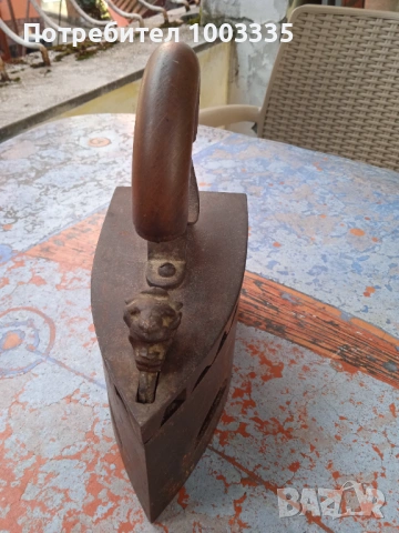 Ютия на жар с лъвска глава , снимка 6 - Антикварни и старинни предмети - 53133346