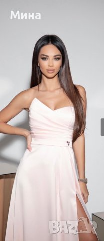  Бална рокля в бебешко розово, снимка 3 - Рокли - 39857748