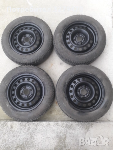 Продавам комплект 4 бр. джанти с гуми за Рено 175/65/14, снимка 2 - Гуми и джанти - 52884635