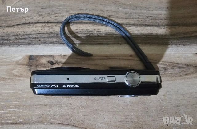 Olympus D-735 – Черен + оригинална батерия + SD карта Kingston, снимка 2 - Фотоапарати - 51866798