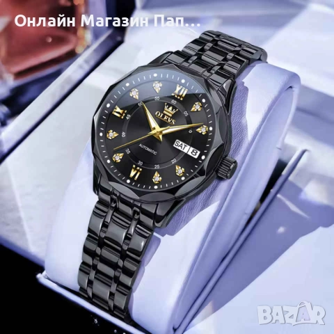OLEVS 6727 Дамски Луксозен Автоматичен Часовник, снимка 10 - Дамски - 52428159