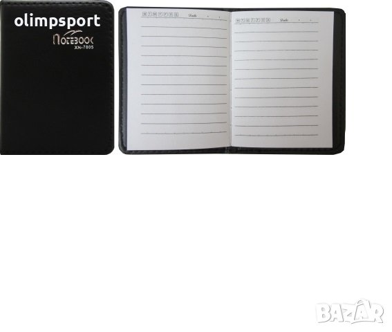 Тефтер с твърди корици без календар. Възможност за нанасяне на датите на всяка страница. 