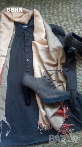 Лот-обувки,риза и шал, снимка 3 - Други - 35843441