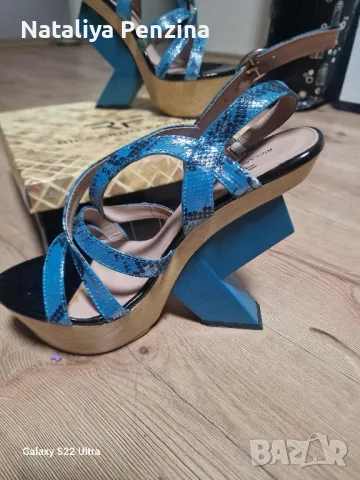 Дамски обувки на ток, 36 номер, снимка 5 - Дамски елегантни обувки - 49294033