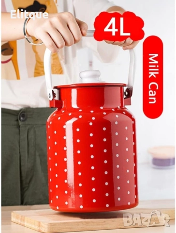 Емайлиран съд за съхранение на течности, снимка 7 - Други - 52894857