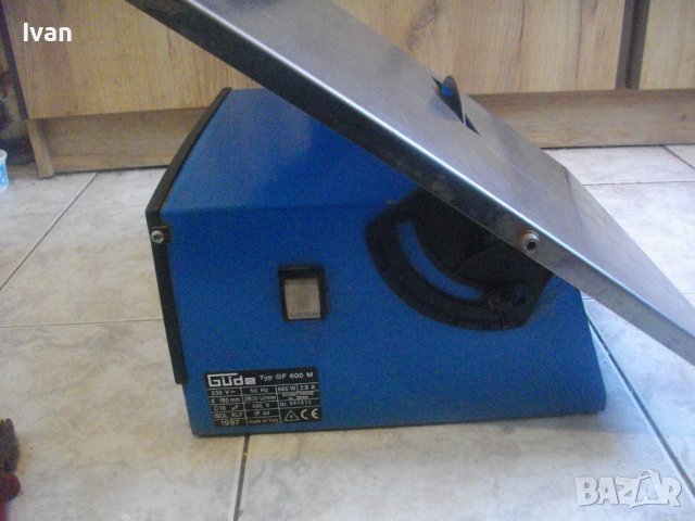 660W/2,9A/ф180мм-Made in ITALY-ОРИГИНАЛНА Ел.Машина Рязане 35мм Плочки/Плочи-Професионална-ПочтиНова, снимка 4 - Други инструменти - 40982550