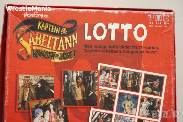 Vintage Рядка Настолна Игра Lotto Captain Sabertooth The King At Sea от 1999г, снимка 15 - Игри и пъзели - 52178158