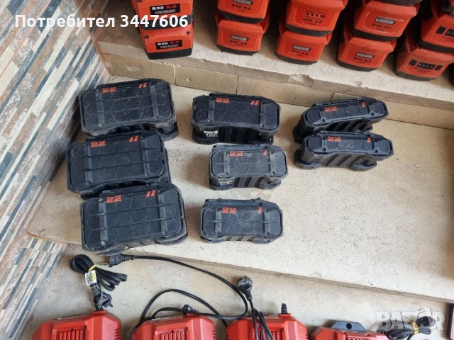 Hilti / Хилти B36 , B22 , B12 , Nuron батерия / батерии и зарядно / зарядни , снимка 3 - Други инструменти - 50645668