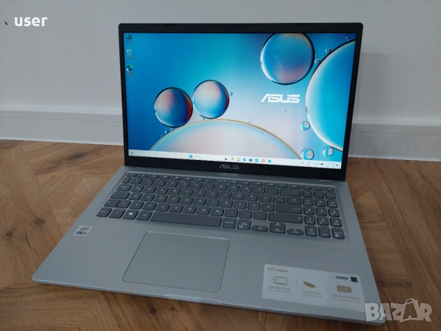 15.6" лаптоп като нов Asus Vivobook F515J Core i3-1005G1 8GB RAM 512GB SSD