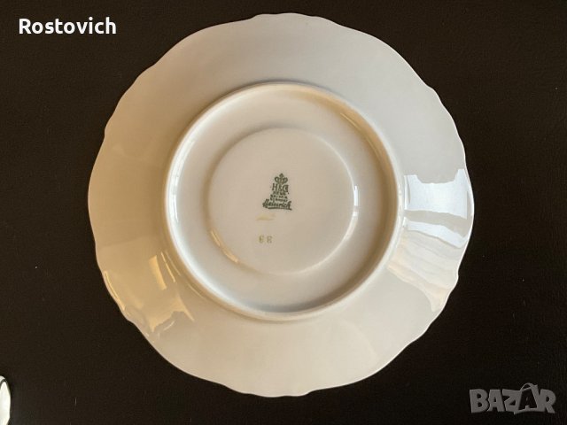 Чаена чаша с чиния “Heinrich” 1939 г. Германия., снимка 7 - Сервизи - 44507148
