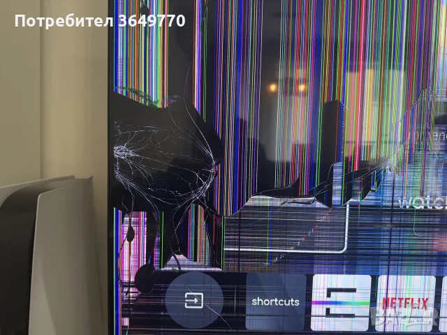Телевизор Hisense 65E7NQ PRO - 65 инча с повреден дисплей - за части, снимка 3 - Телевизори - 55902386