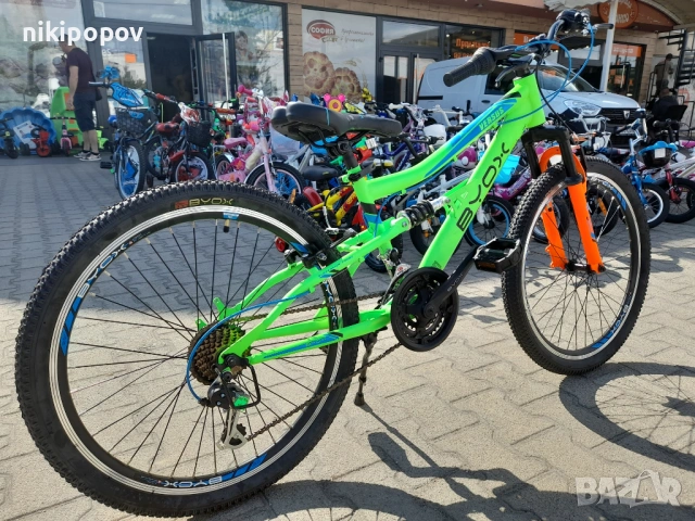 BYOX Велосипед 24" VERSUS зелен, снимка 4 - Велосипеди - 53848912