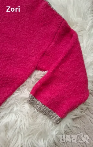 Вълнени пуловери овърсайз със сребристи акценти в два цвята, снимка 11 - Блузи с дълъг ръкав и пуловери - 49220772