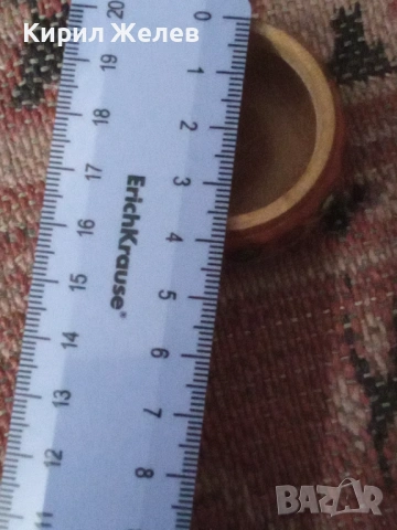 Дървена солница стара 53666, снимка 4 - Други ценни предмети - 53420534