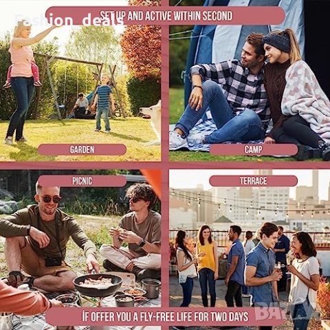 Нови 4 броя Капан за мухи на открито Градина Дом Еднократна употреба, снимка 4 - Други стоки за дома - 42023758