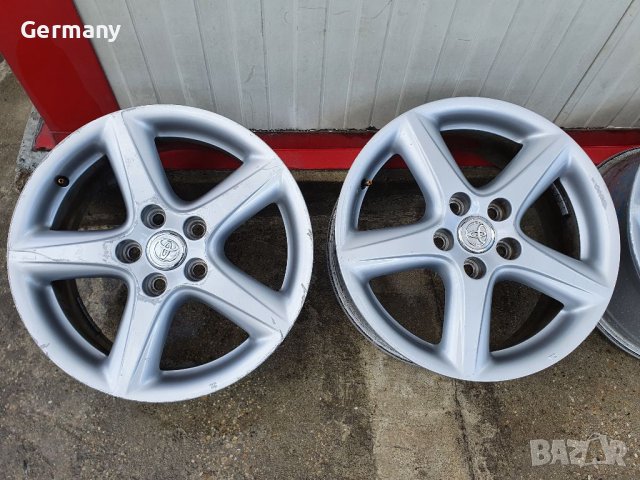 Оригинални алуминиеви джанти за тойота toyota 17 цола 5x114.3, снимка 4 - Гуми и джанти - 41717114