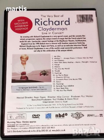 Richard Clayderman DVD, снимка 3 - DVD дискове - 41068580