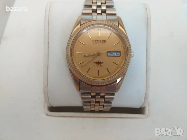 Цитизен автомат позлатен, снимка 2 - Мъжки - 50810887