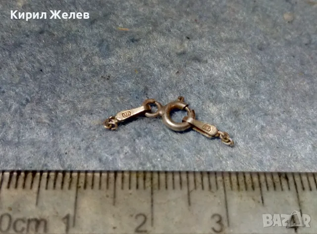 СТАРА СРЕБЪРНА ЗАКОПЧАЛКА За КОЛИЕ ВЕРИЖКА ГРИВНА СРЕБРО 925 КАРАБИНКА За СИНДЖИР 49945