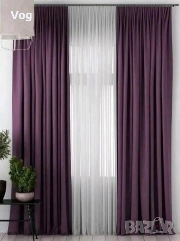 Готови ушити завеси с куки , снимка 17 - Пердета и завеси - 45402015