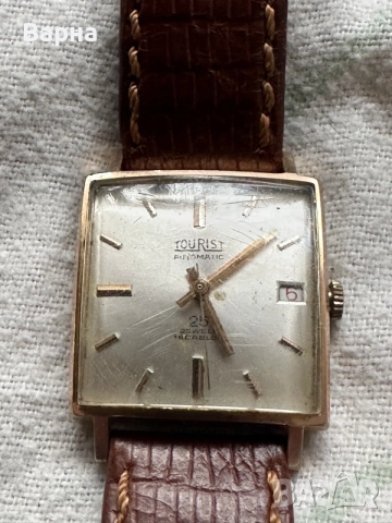 Часовник TOURIST Automatic Swiss Made, снимка 2 - Антикварни и старинни предмети - 56375658