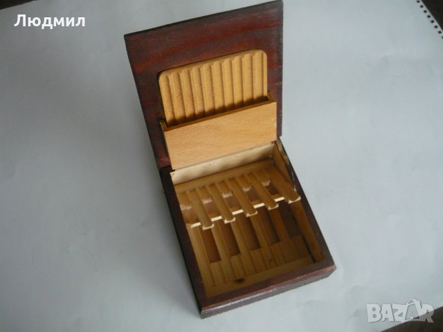 Дървени пирографирани настолни табакери - кутии, снимка 4 - Декорация за дома - 34107181
