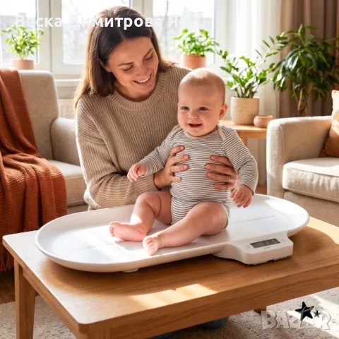 Електронна бебешка везна - За следене на теглото на вашето бебе, снимка 2 - Електронни везни - 55832738