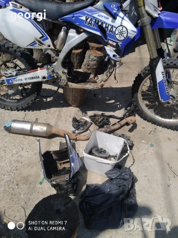 ямаха узф450-08на части само за инфо на лс или 0892765495, снимка 8 - Мотоциклети и мототехника - 50764711