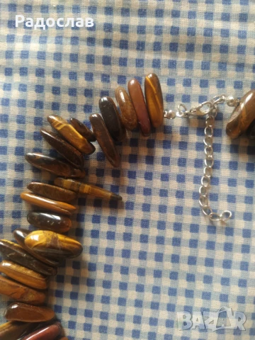 колие с тигрово око , снимка 2 - Колиета, медальони, синджири - 50508611