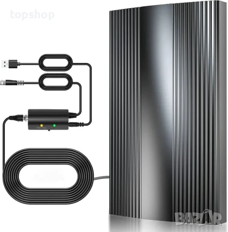 Най-новата телевизионна антена до 550+ мили, цифрова HD антена