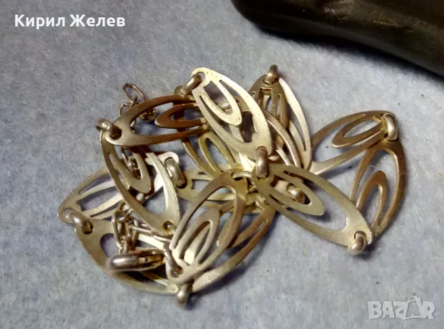 ЧУДЕСНО ИЗИСКАНО СТИЛНО АЖУРНО СРЕБЪРНО КОЛИЕ СРЕБРО 925 ПРОБА ФЕШЪН АРТ ОГЪРЛИЦА 29250, снимка 10 - Колиета, медальони, синджири - 48481368