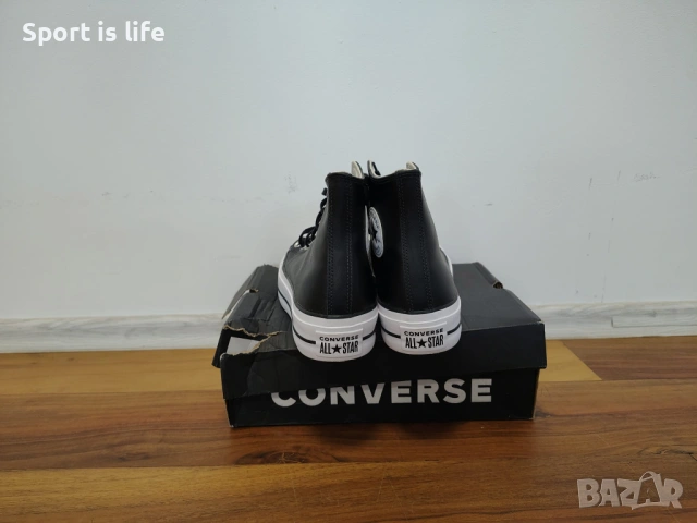 Converse Сникърси Chuck Taylor All Star Leather Platform Hi, 39 1/2 EU, снимка 3 - Кецове - 53120916