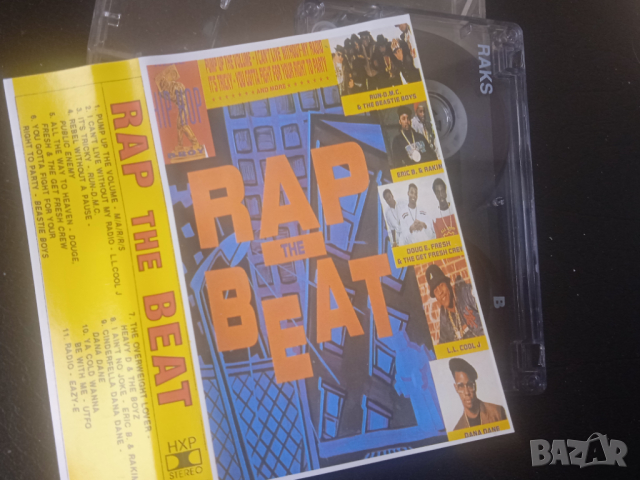 RAP the BEAT аудио касета HIP-HOP музика