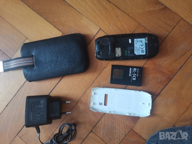 Nokia 1800, зарядно и кожен калъф , снимка 4 - Nokia - 51657963