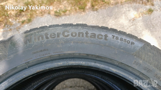 Continental Wintercontact TS850P 225/55/19 99V, снимка 6 - Гуми и джанти - 52689129