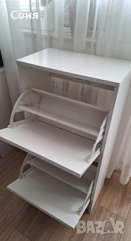 Шкаф за обувки BISSA - IKEA, снимка 8 - Портманта - 53452634