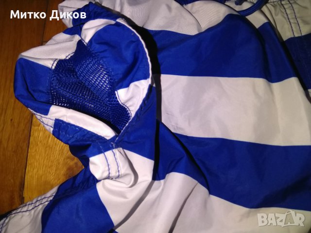 Плувни шорти бяло сини раета като нови размер Л, снимка 5 - Водни спортове - 41748464